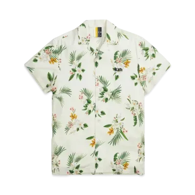Kith Thompson Camp Collar Shirts #1 "White"