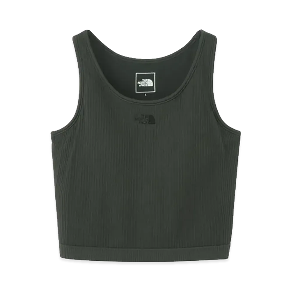 The North Face General Athletic Recreation Rib Bra Tank Womens "Asphalt Grey"