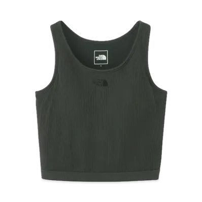The North Face General Athletic Recreation Rib Bra Tank Womens "Asphalt Grey"