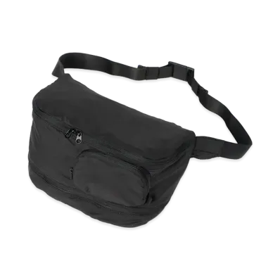 DAIWA PIER39 Tech Pertex Travel Expand Fanny Bag "Black"