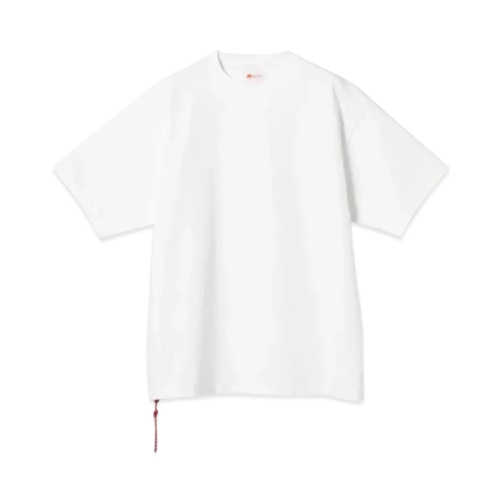 BEAMS Stretch Loose Short Sleeve "White"