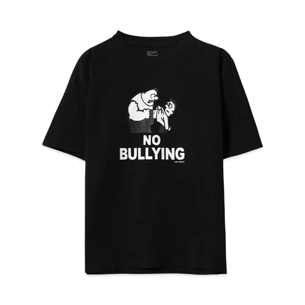 RASSVET MEN NO BULLYING T-SHIRT KNIT "BLACK"