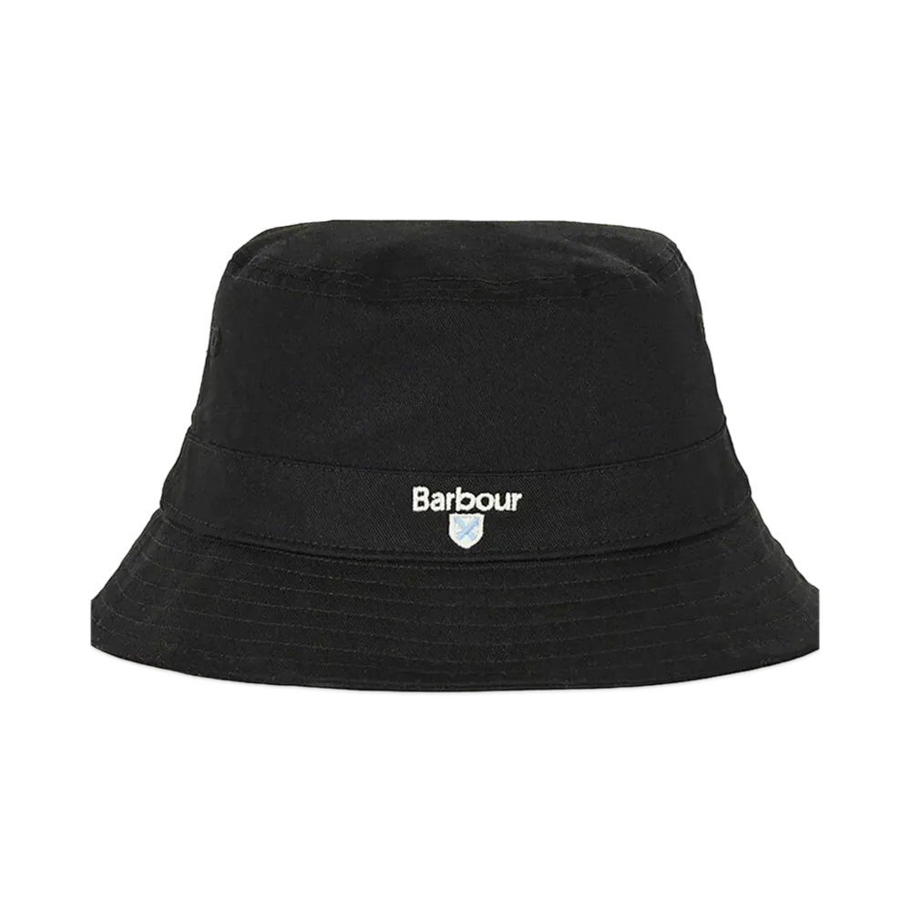 Barbour Cotton Bucket Hat "Black"