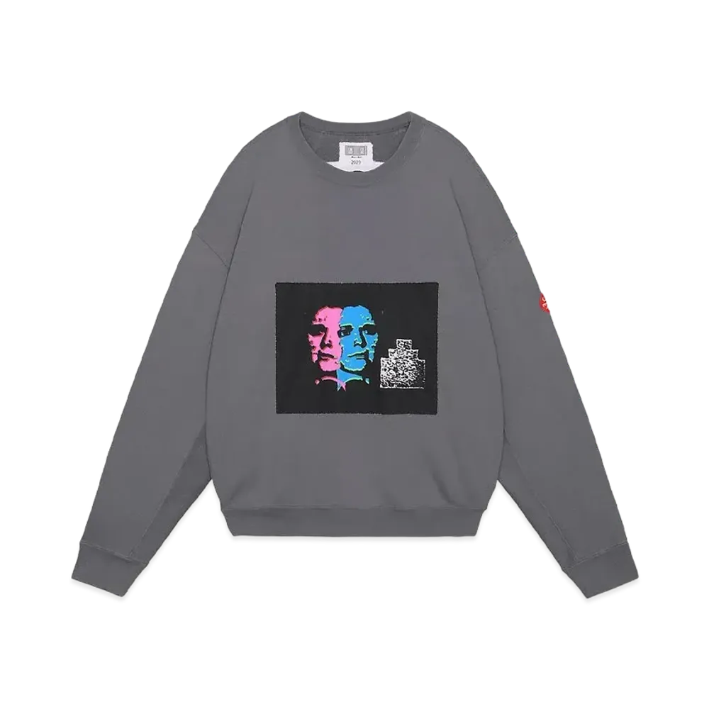 Cav Empt (C.E) Washed After Effect Crew Neck "Charcoal"