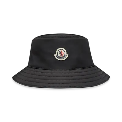 MONCLER Water-Repellent Bucket Hat "Black"