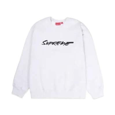 Supreme Futura Logo Crewneck "Grey"