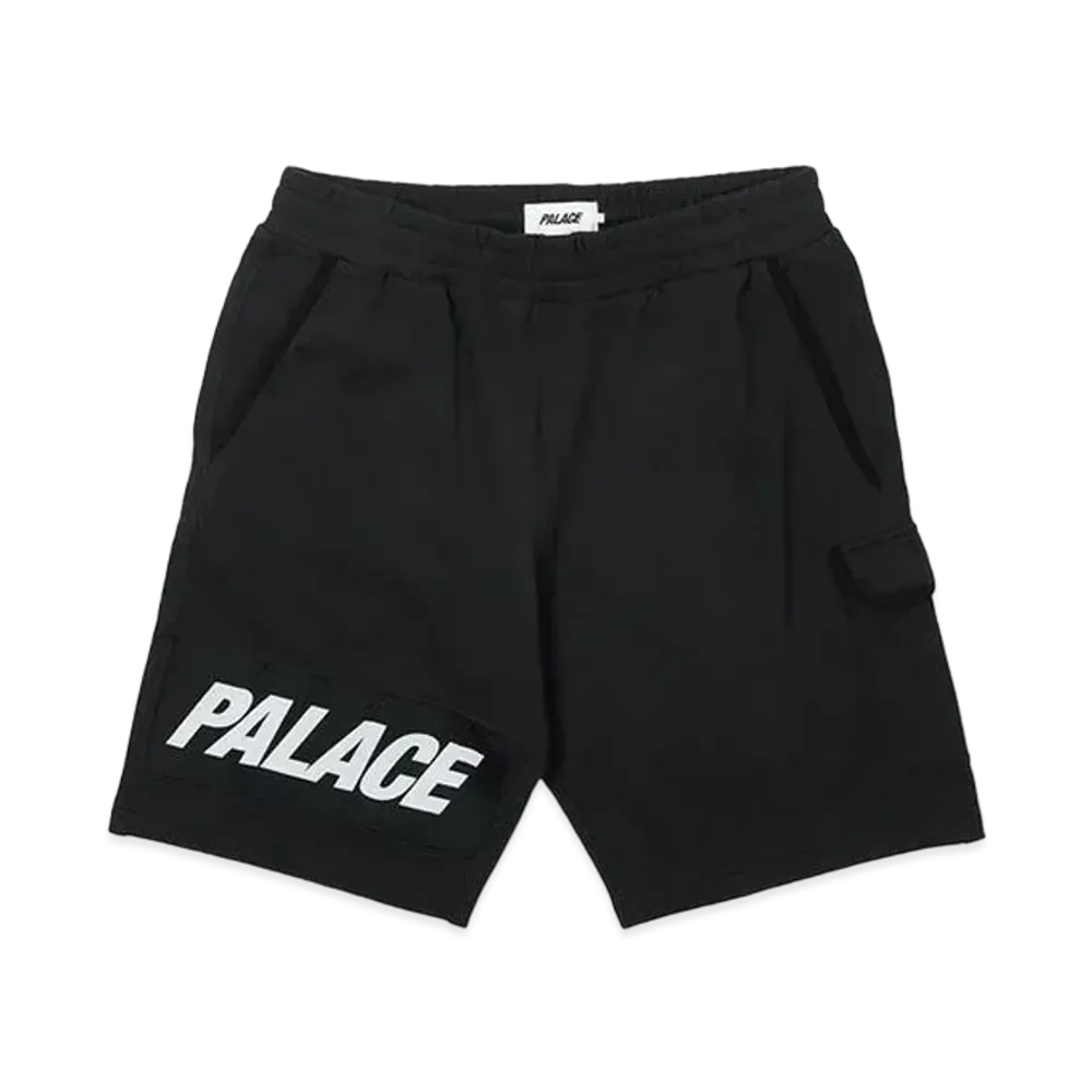 PALACE GIANT WOVEN LABEL SHORTS "Black"