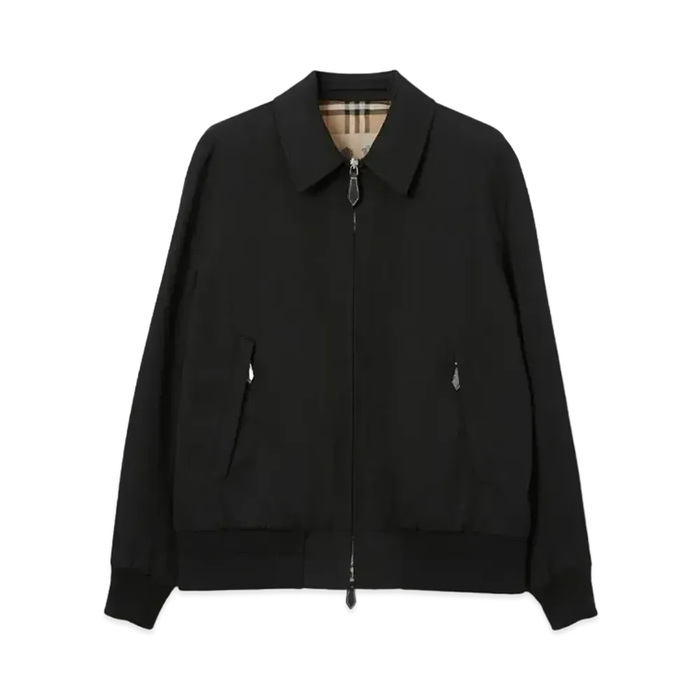 Burberry Men's Soho Heritage Harrington Jacket "Black"