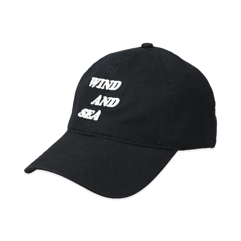 WIND AND SEA Logo Cap "Black"