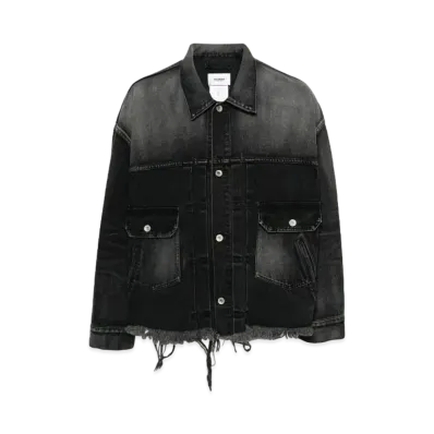 doublet Damage Denim Jacket "Black"
