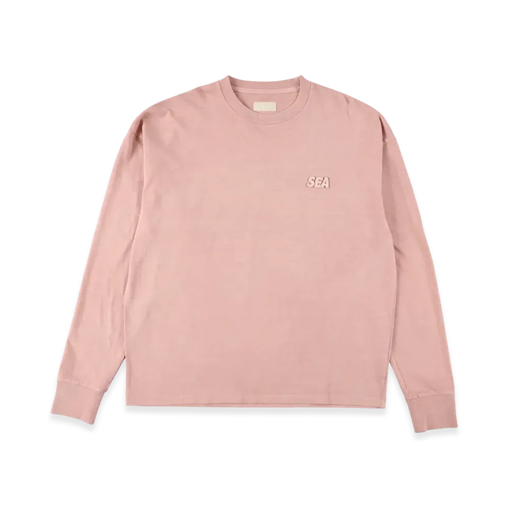 WIND AND SEA Cozy L/S Tee "Pink Gray"