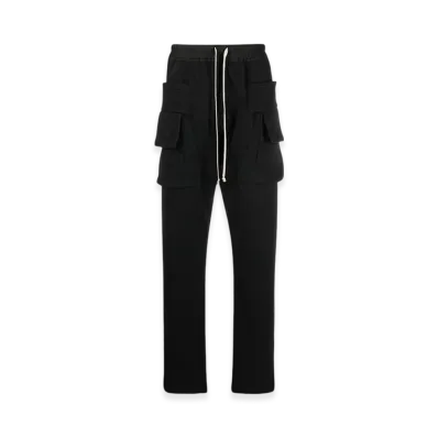 Rick Owens DRKSHDW Creatch Cargo Drawstring Pants "Black"