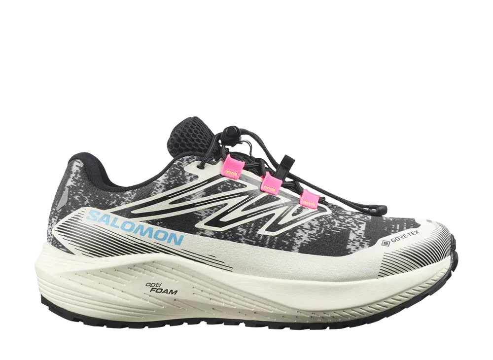 Salomon Women's Aero Flow GRVL GORE-TEX "Vanilla Ice/Black/Knockout Pink"
