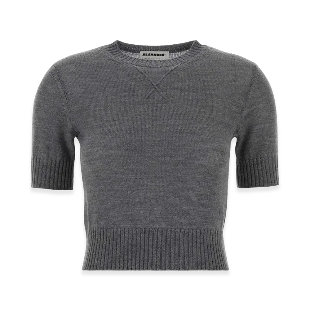 Jil Sander Women's Wool Sweater "Dark Grey"