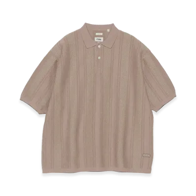 nanamica Knit Polo Sweater "Beige"