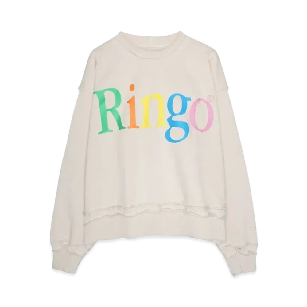 F-LAGSTUF-F "Ringo" BORO SWEAT "BEIGE"