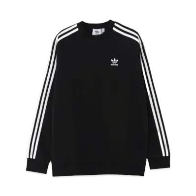 adidas Adicolor Classics 3 Stripe Crewsweat "Black"