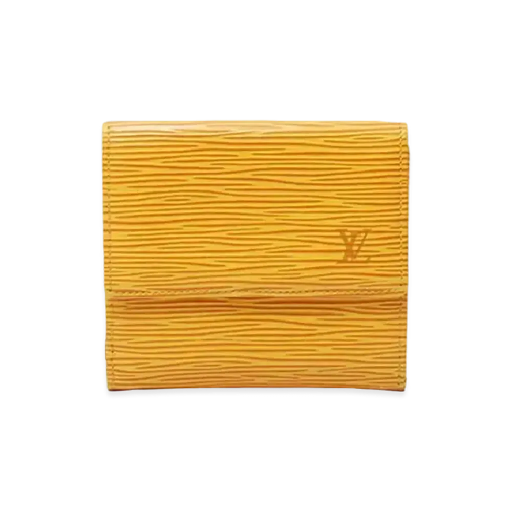 Louis Vuitton Epi W Hook Porte Monnaie Bie Cartescredit "Tassili Yellow"