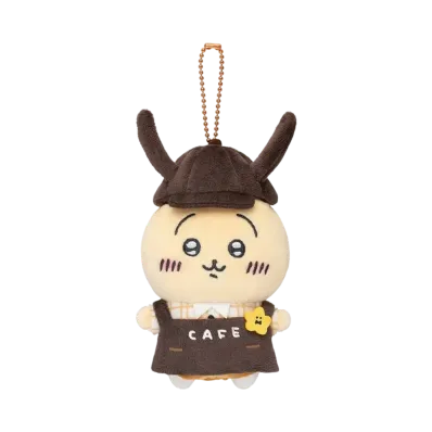 Gray Parka Service -Chikawa- Chiikawa Cafe clerk mascot (rabbit)