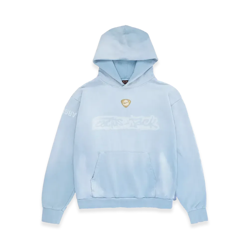 Travis Scott Cactus Jack x Nike Argentina Total 90 Hoodie "Light Blue"