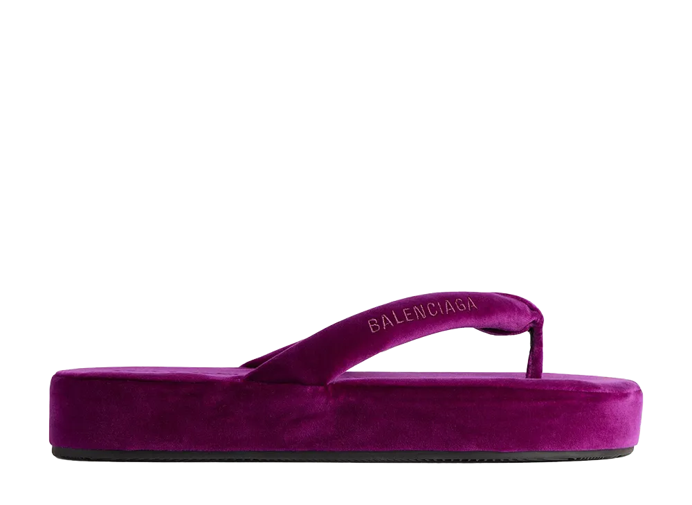 BALENCIAGA Women's Jet Lag Thong "Purple"