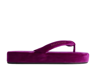 BALENCIAGA Women's Jet Lag Thong "Purple"