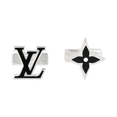 Louis Vuitton Cufflinks LV Spike "Silver"