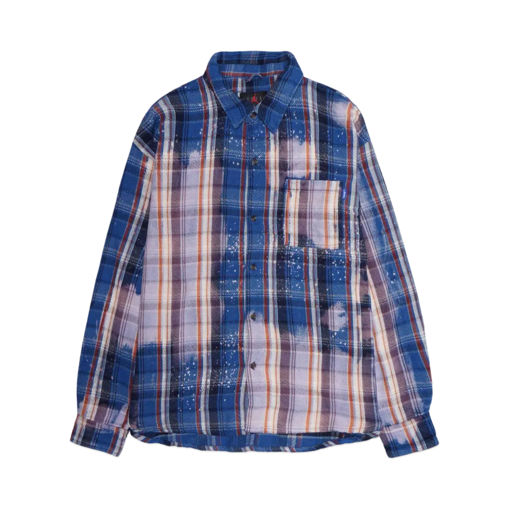 Nike JORDAN x Awake NY Flannel Shirt "Blue/Pink"
