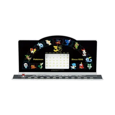 BANDAI "Ichiban Kuji" -Pokemon 30th ANNIVERSARY vol.2- A Prize 30th Anniversary Acrylic Perpetual Calendar