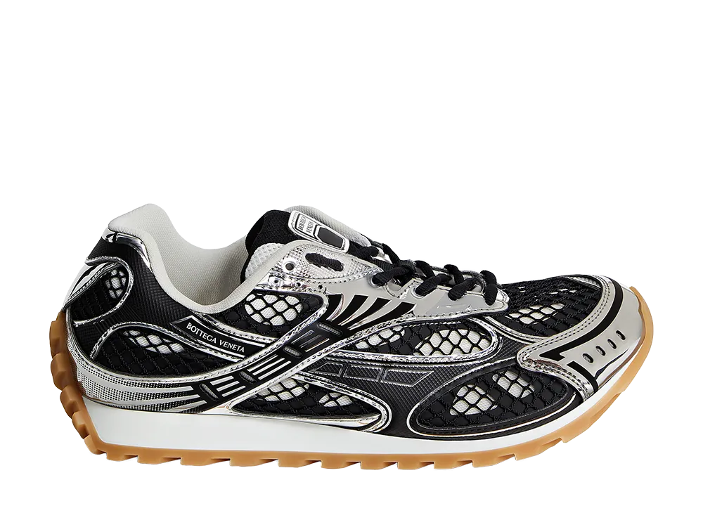Bottega Veneta Orbit Sneakers "Black/Silver"