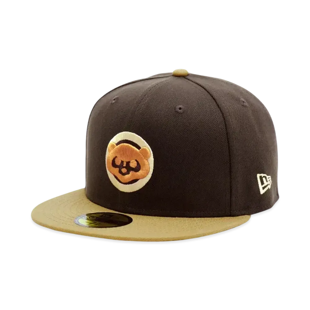 NEW ERA THE CAP 59FIFTY CUCTUS SUNRISE II Chicago Cubs "Walnut/Wheat"