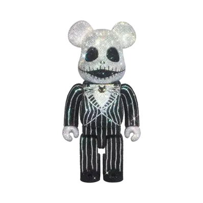 Bearbrick CRYSTAL DECORATE Jack Skellington 400%