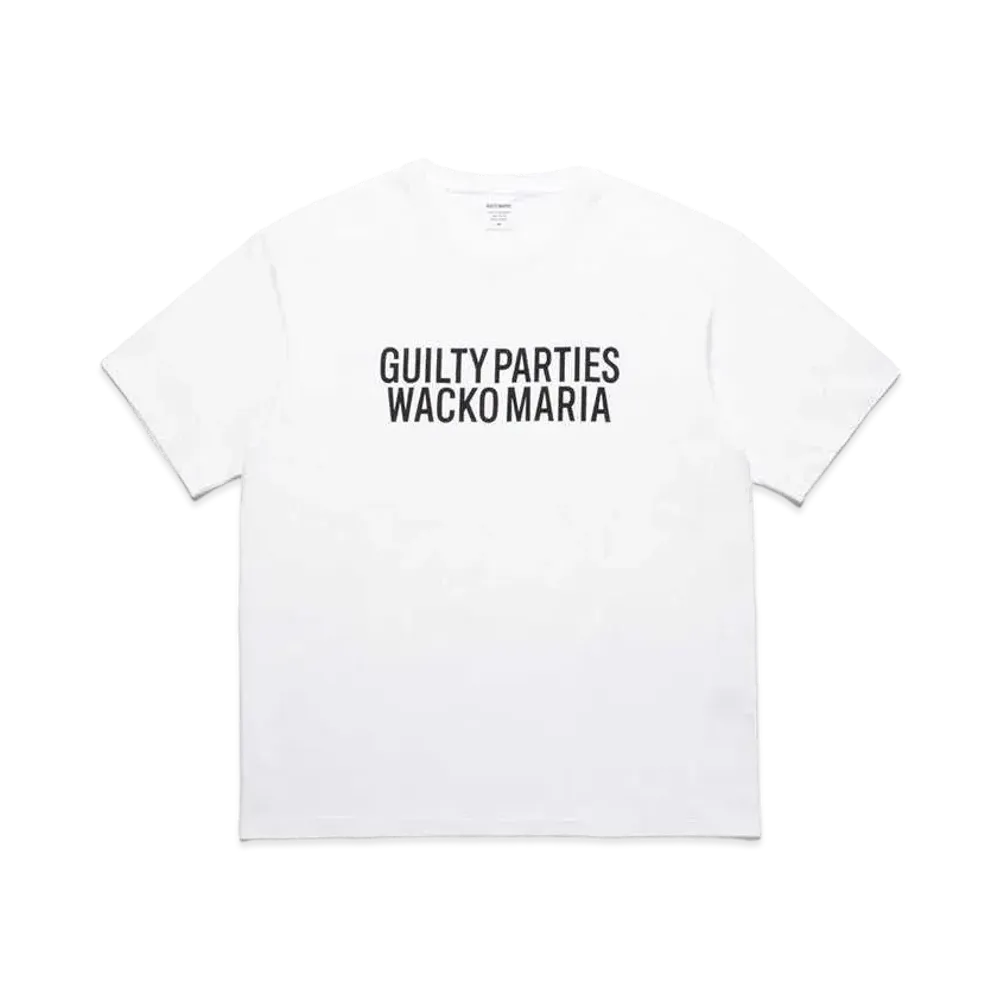 WACKO MARIA Washed Heavy Weight T-Shirt "White"