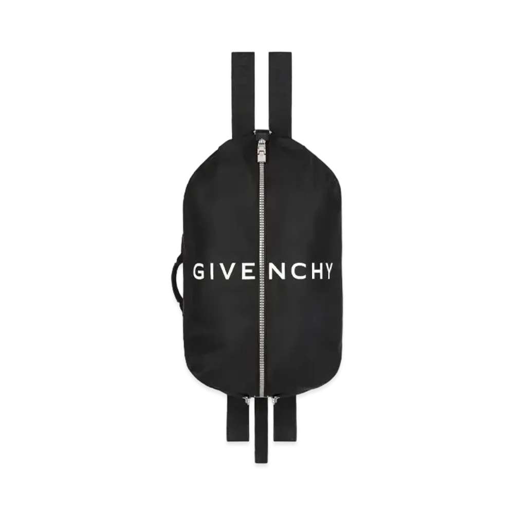 GIVENCHY G-Zip Backpack Adjustable In Nylon "Black"