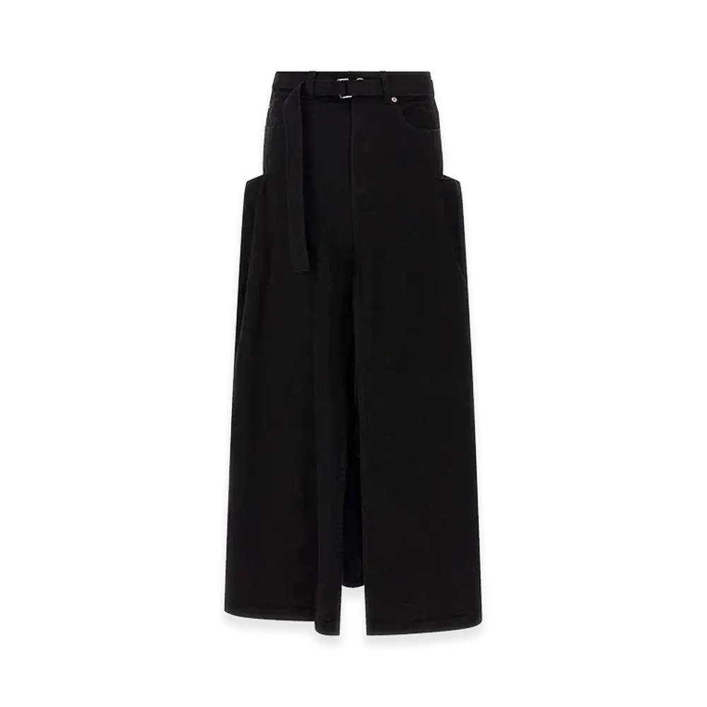 sacai Women's Denim Skirt "Black"