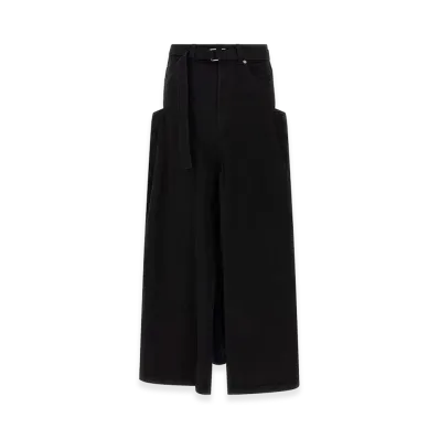 sacai Women's Denim Skirt "Black"