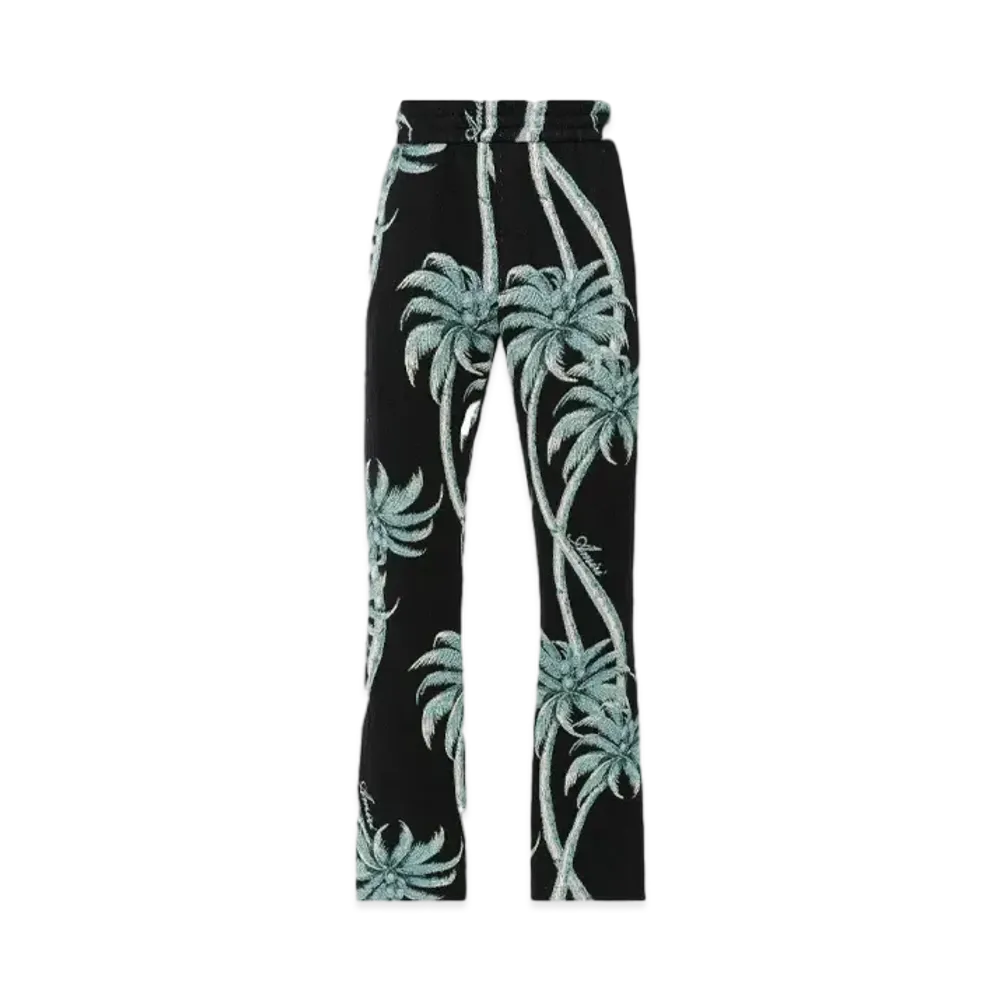 AMIRI Twisted Palms Tapestry Pant "Black"