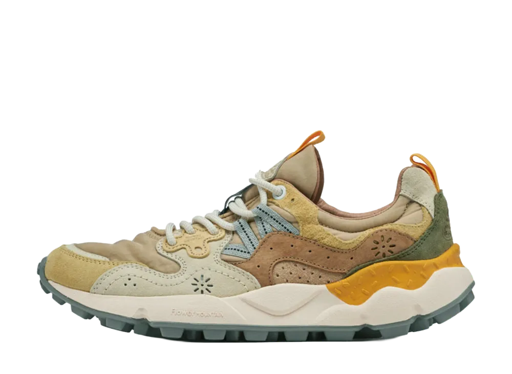 Flower MOUNTAIN YAMANO3 "Pale yellow/L.Brown"