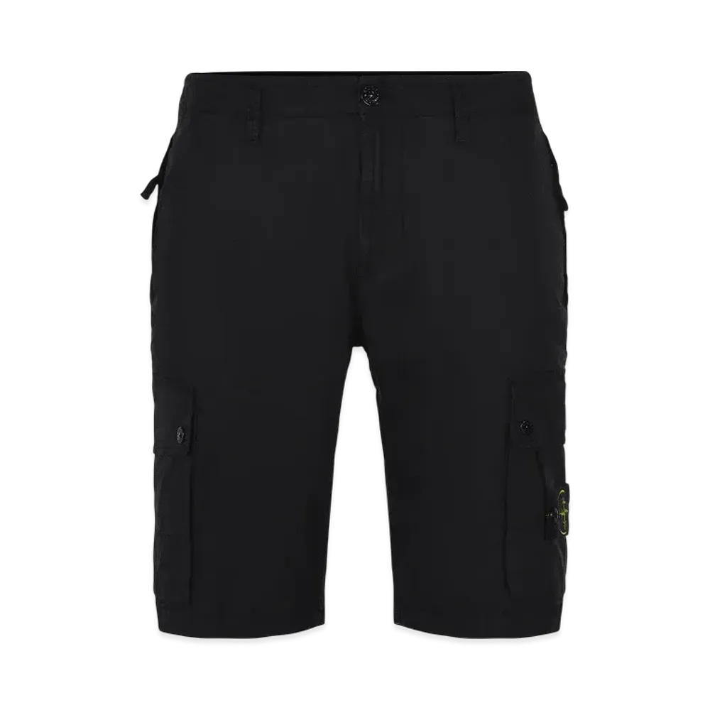 STONE ISLAND short cargo pants "Black"