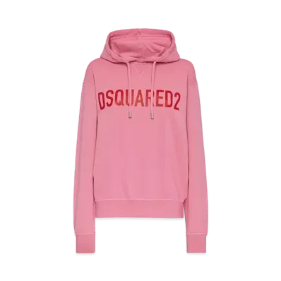 Dsquared2 Cool Fit Hoodie Sweatshirt #2 "Rose Pink"