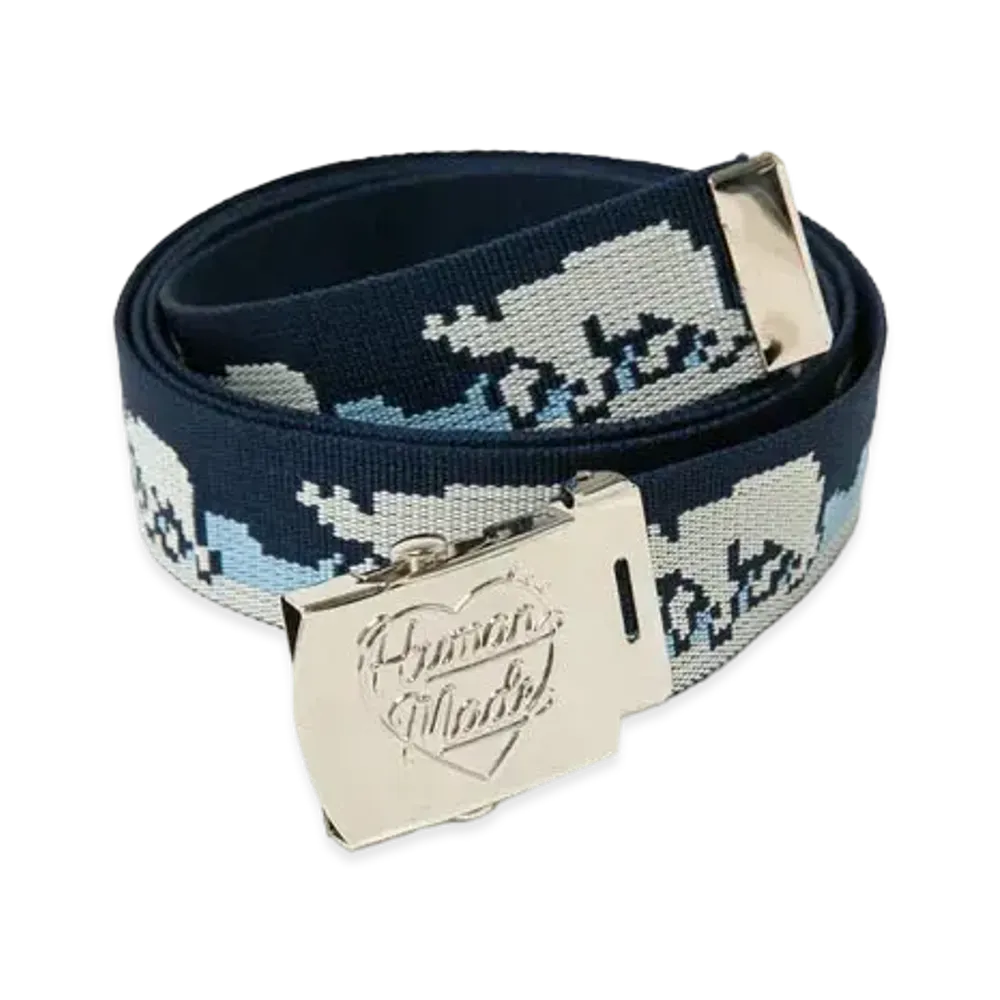 HUMAN MADE Jacquard Web Belt "Blue"
