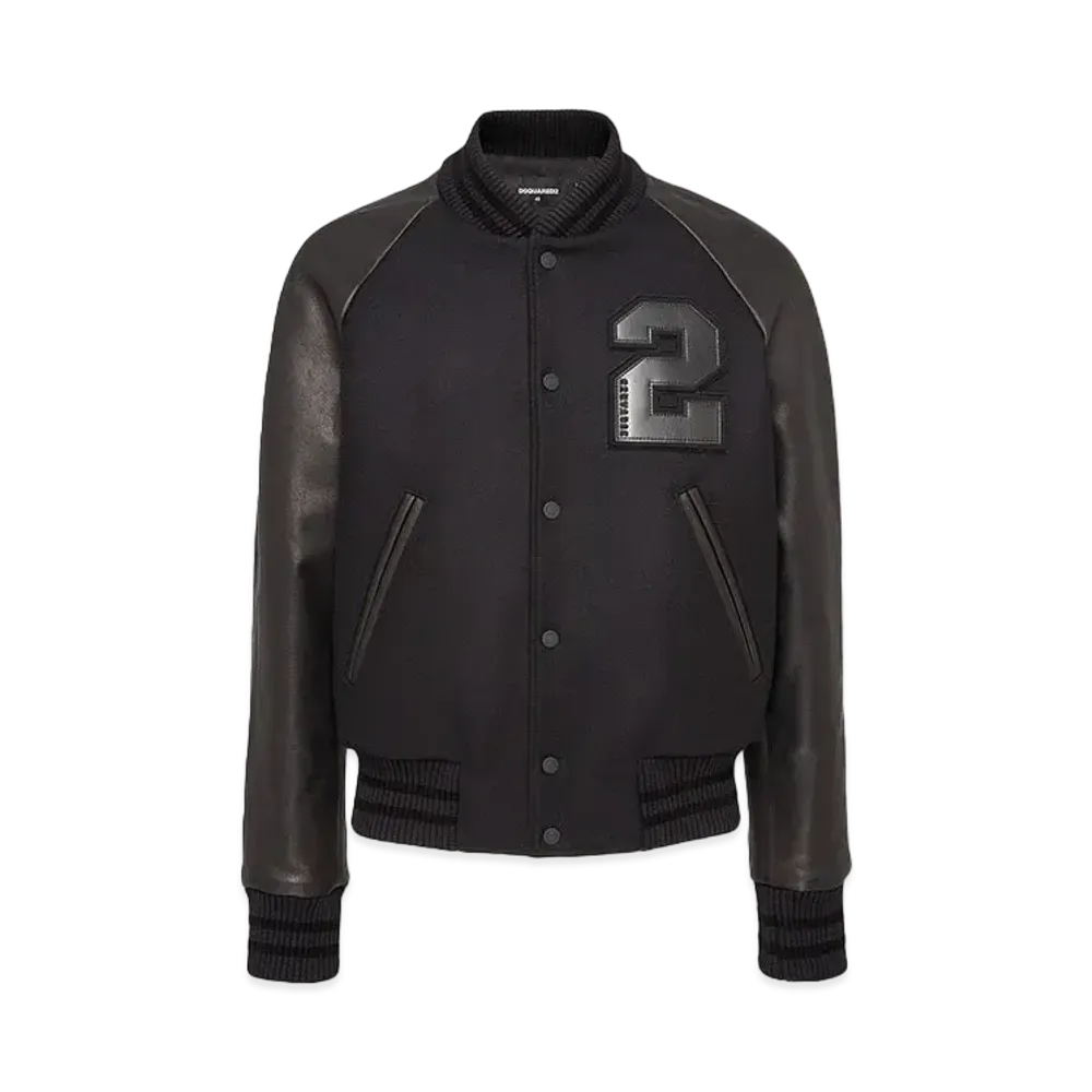 Dsquared2 College Bomber Jacket "Black"