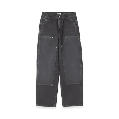 Carhartt WIP Women's Brandon Double Knee Pant "Black(Destroy Wash)"