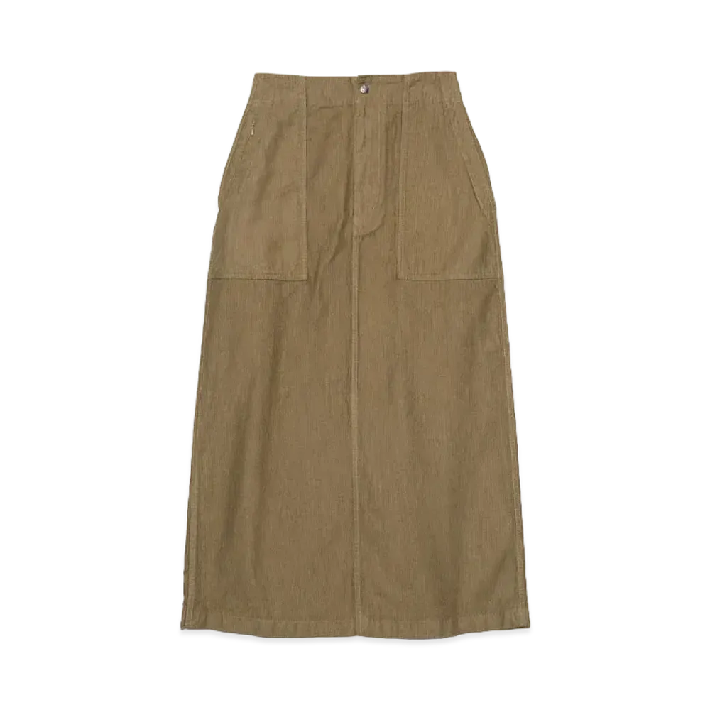 The North Face PURPLE LABEL Uncut Corduroy Field Skirt "Khaki Beige"