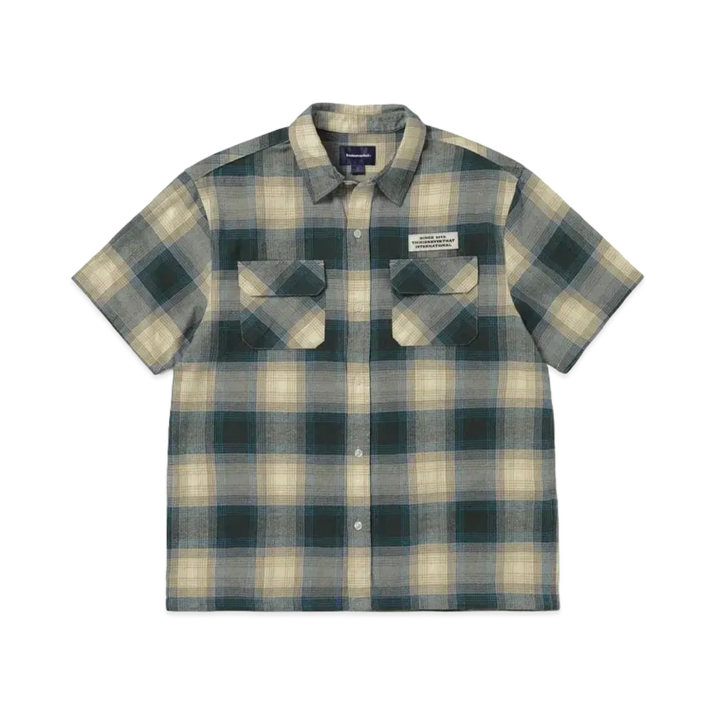 thisisneverthat Ombre Check S/S Shirt "Brown"