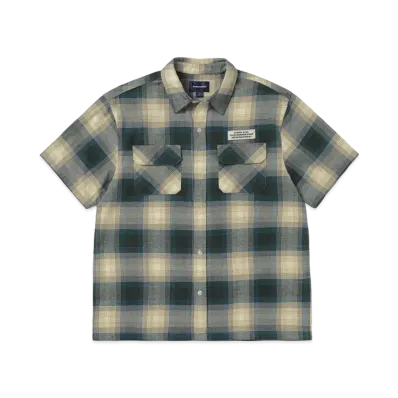 thisisneverthat Ombre Check S/S Shirt "Brown"