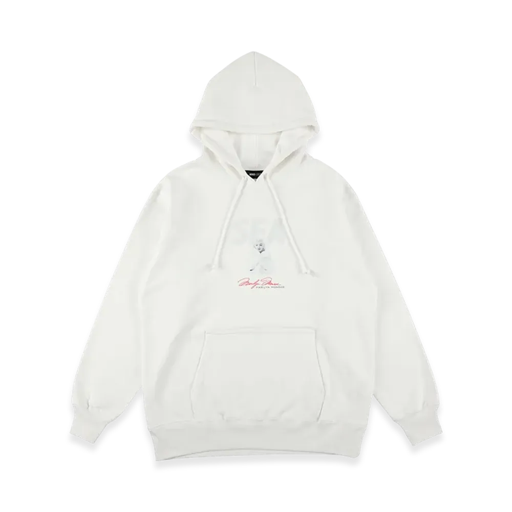 WIND AND SEA x Marilyn Monroe Winter Hooded Sweat "White"