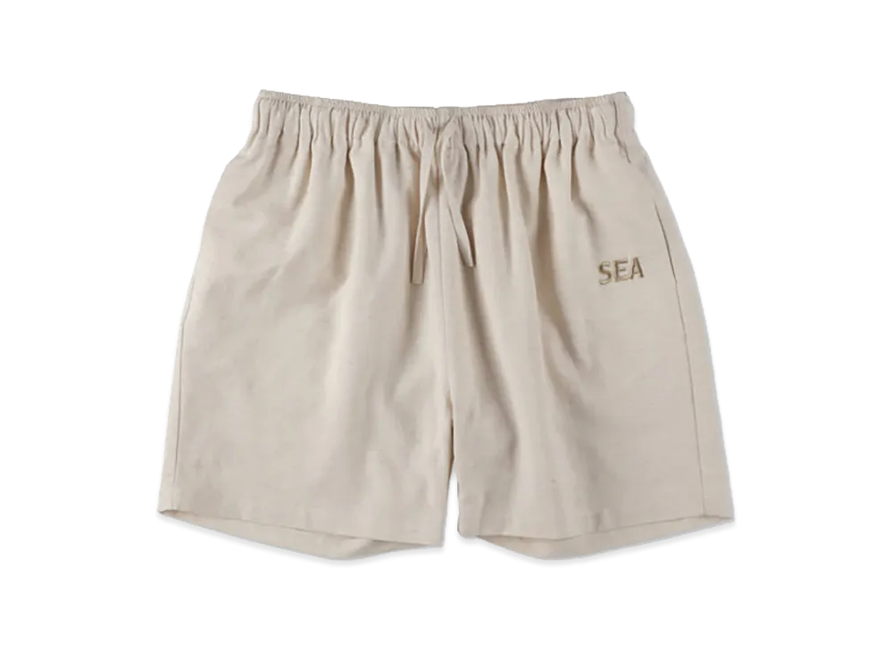 WIND AND SEA Sea Linen Short "Natural"