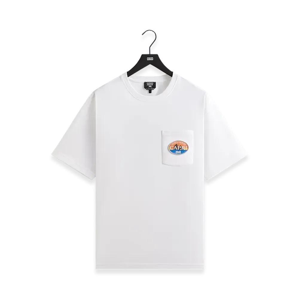 Kith x Giorgio Armani Capri Pocket Tee "White"
