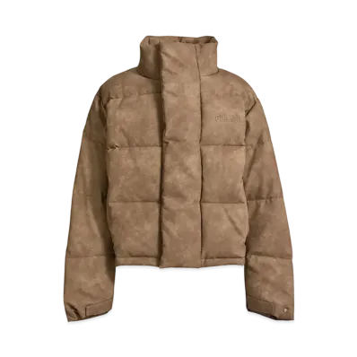 BREATH Ostrich Short Down "Beige"